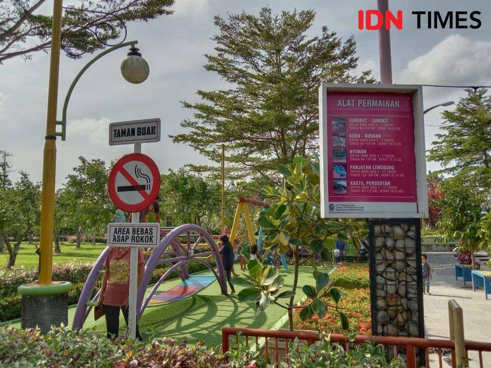 Ruang bermain anak Taman Buah Lubukpakam (IDN Times/Yurika Febrianti)