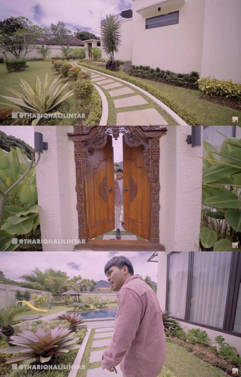 Villa sementara Thariq di Bogor (YouTube.com/Thariq Halilintar/)