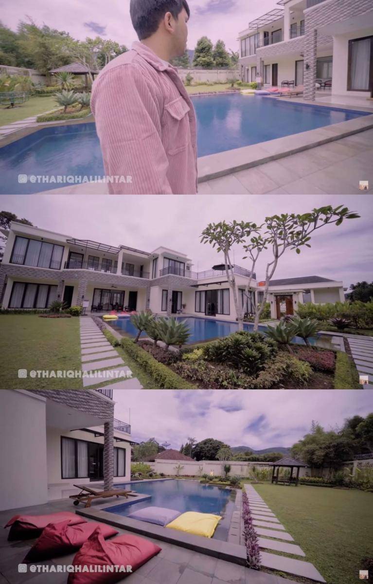 Villa sementara Thariq di Bogor (YouTube.com/Thariq Halilintar/)