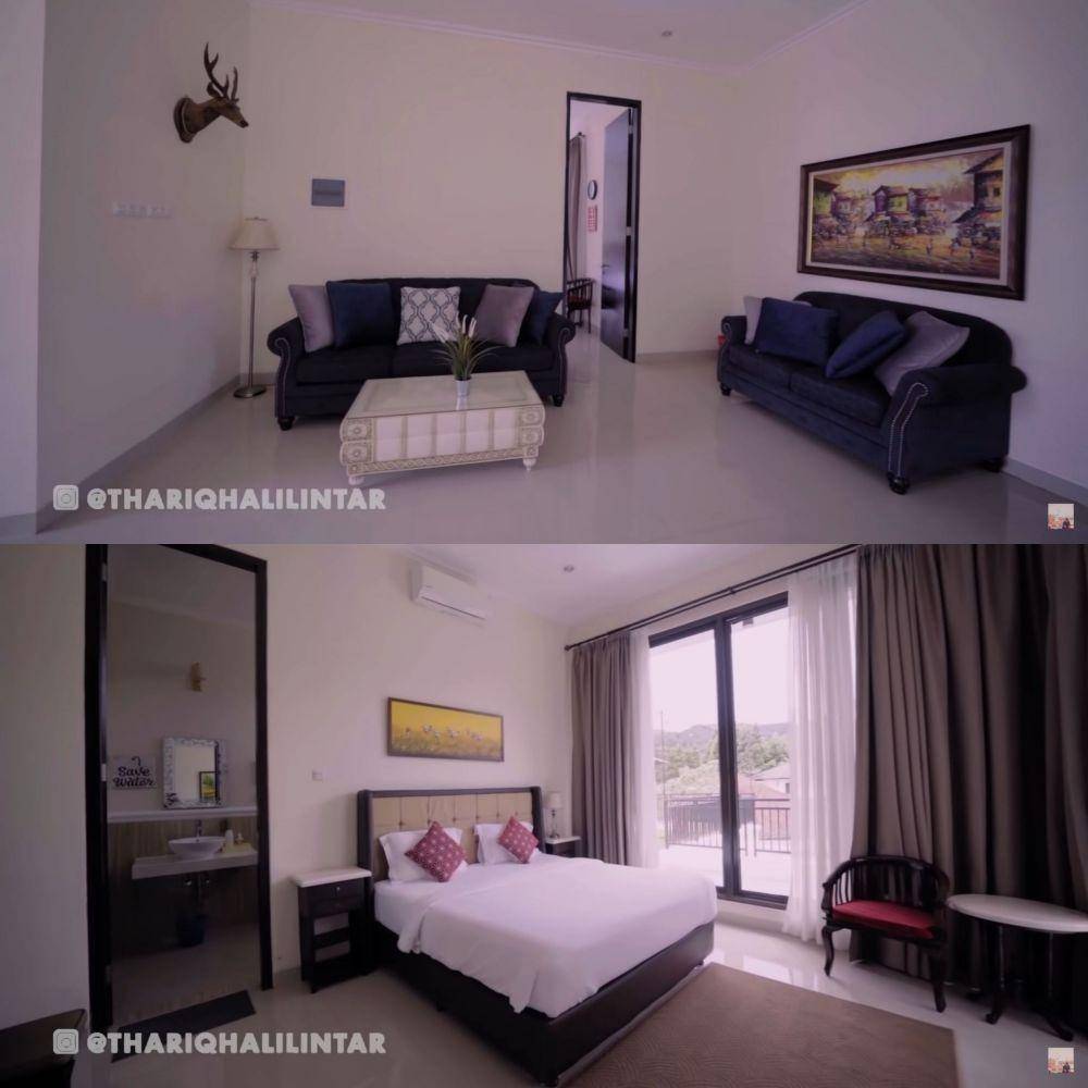 Villa sementara Thariq di Bogor (YouTube.com/Thariq Halilintar/)