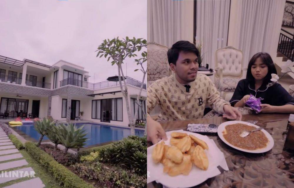 Villa sementara Thariq di Bogor (YouTube.com/Thariq Halilintar/)