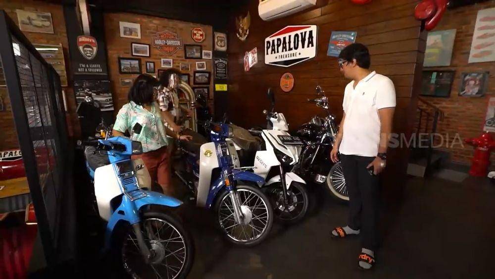 potret garasi mewah Andre Taulany (youtube/TRANS7 OFFICIAL)