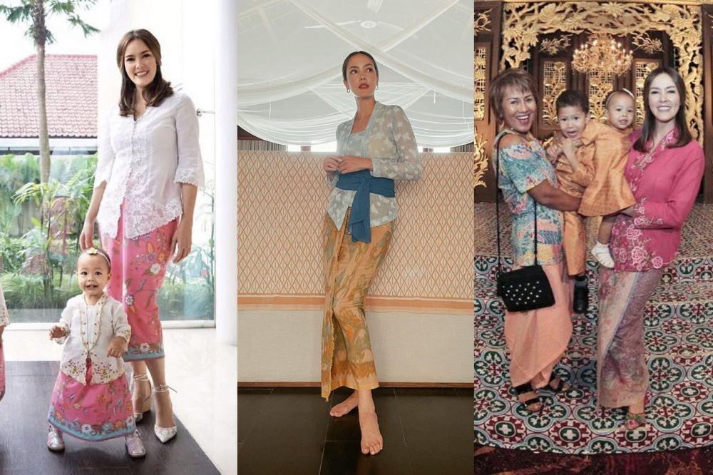9 Ide Kebaya ala Cathy Sharon, Tampak Awet Muda dengan Variasi Encim