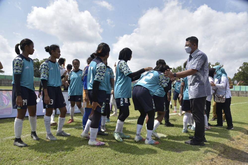 Tim sepak bola putri asal Sleman. Dok: Humas Sleman
