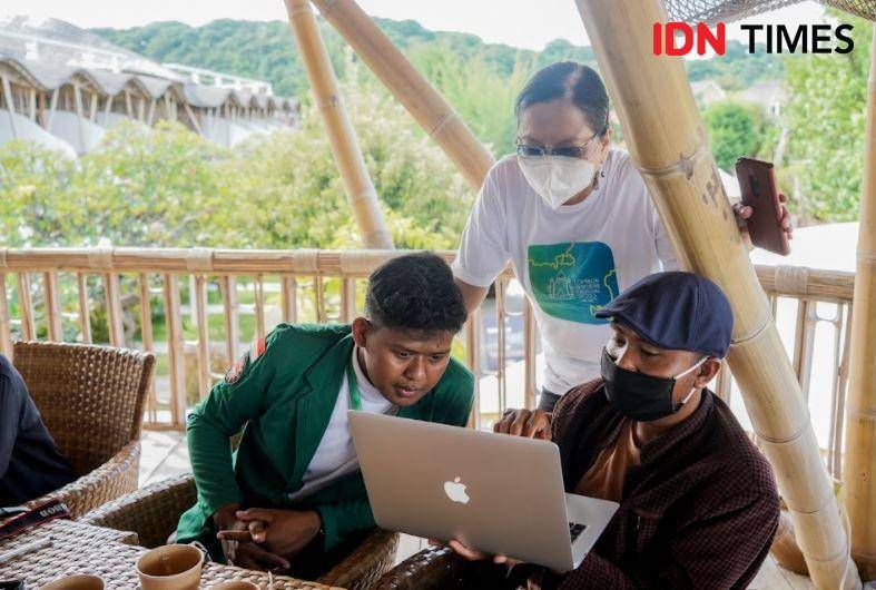 Lombok Writers Festival 2022 diselenggarakan IDN Times di Gili Trawangan pada 9-10 Maret 2022. (IDN TImes/Herka Yanis)