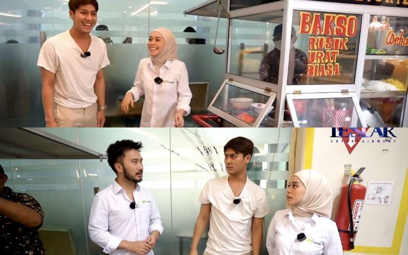 10 Momen Leslar Bawa Gerobak Mie Ayam ke Kantor Crazy Rich Rudy Salim