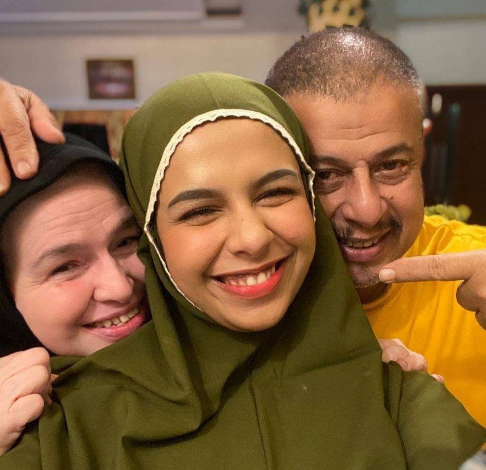 Dilla Jaidi, Pak Muh dan Mama (instagram.com/dillaljaidi)