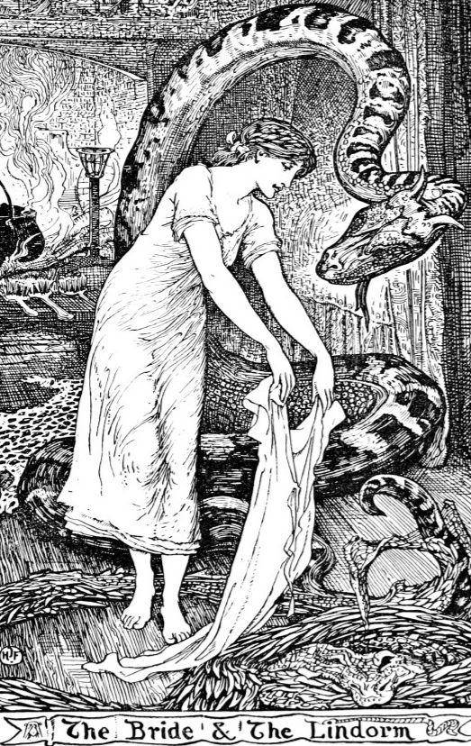 ilustrasi Lindworm (tumblr.com/Fairy Tale Mood)