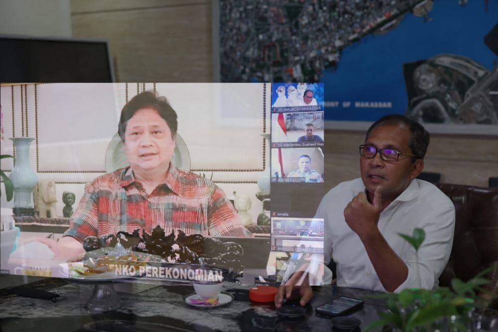 Danny Lapor ke Airlangga Kasus COVID-19 di Makassar Turun