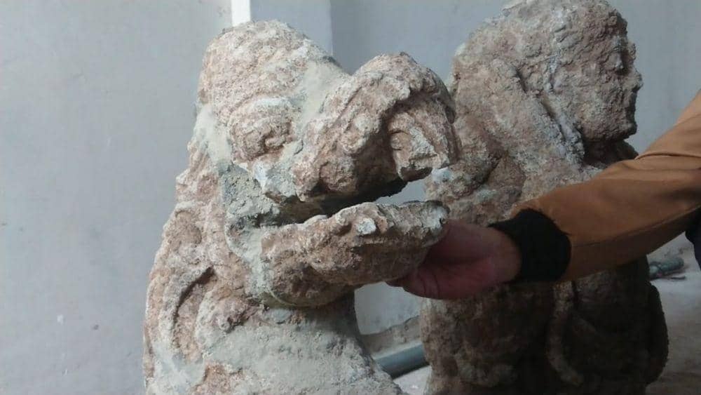 Arca Naga dan Dwarapala disimpan oleh warga setempat. IDN Times/ Bramanta Pamungkas