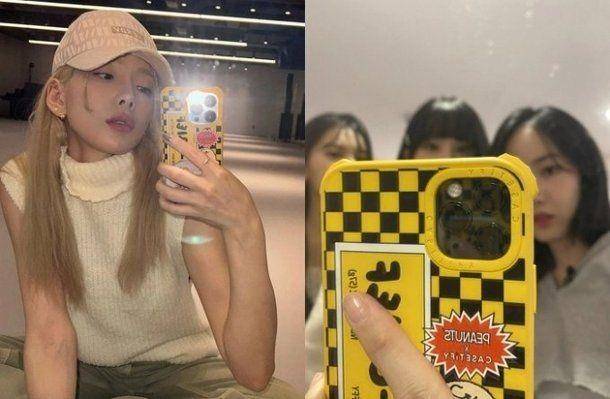 Casing ponsel Taeyeon dan SinB VIVIZ (news.nate.com)