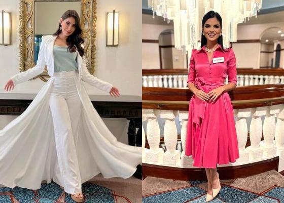 9 Potret Kontestan Miss World 2021 di Sesi Interview, Classy Look!