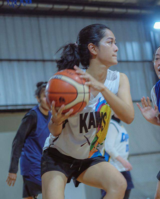potret Prisia olahraga basket (instagram.com/prisia)