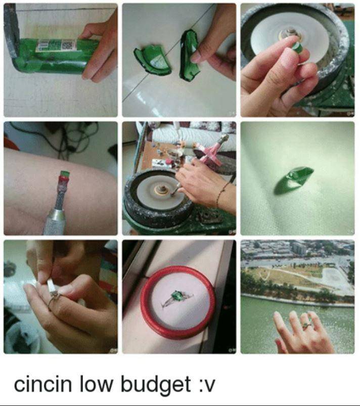 meme crazy rich low budget (me.me)