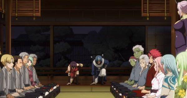 Souei melaporkan visual hasil pengamatannya melalui telepati  ( Dok. Eight Bit / Tensura )