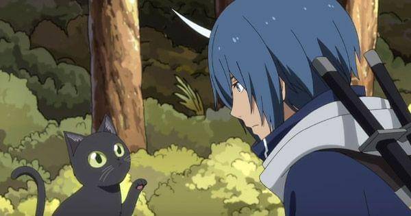 Souei bermain dengan kucing ( Dok. Eight Bit / Tensura Nikki )