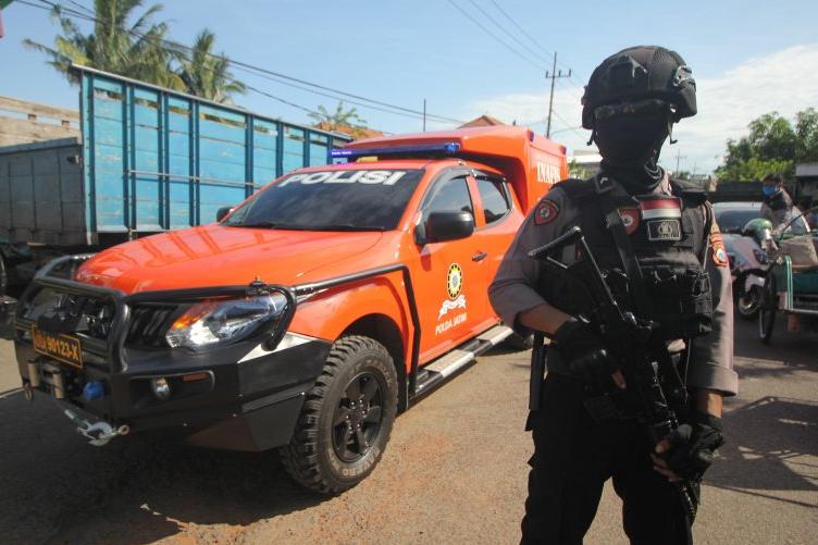 ilustrasi polisi dan densus 88 (ANTARA FOTO/Didik Suhartono)