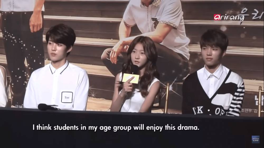 Lee Sung Yeol, Kim Sae Ron, dan Nam Woo Hyun (youtube.com/ARIRANG K-POP)