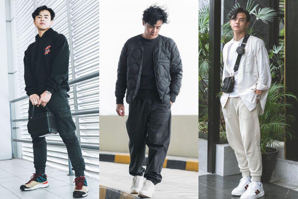 9 Inspirasi OOTD dengan Jogger Pants ala Dion Wiyoko, Kece Banget!