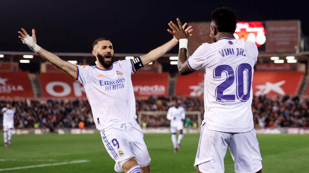 Karim Benzema dan Vinicius Jr (twitter.com/realmadriden)