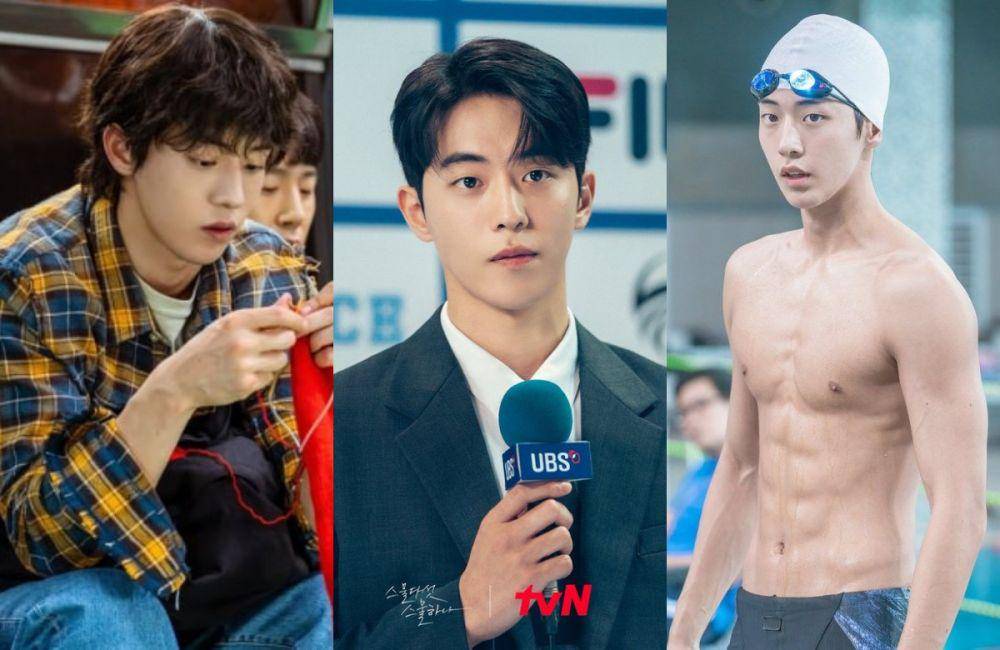 kolase peran Nam Joo Hyuk dalam drama  Korea (dok. tvN/Start Up | dok. tvN/Twenty Five Twenty One | dok. MBC/Weightlifting Fairy Kim Bok Joo)