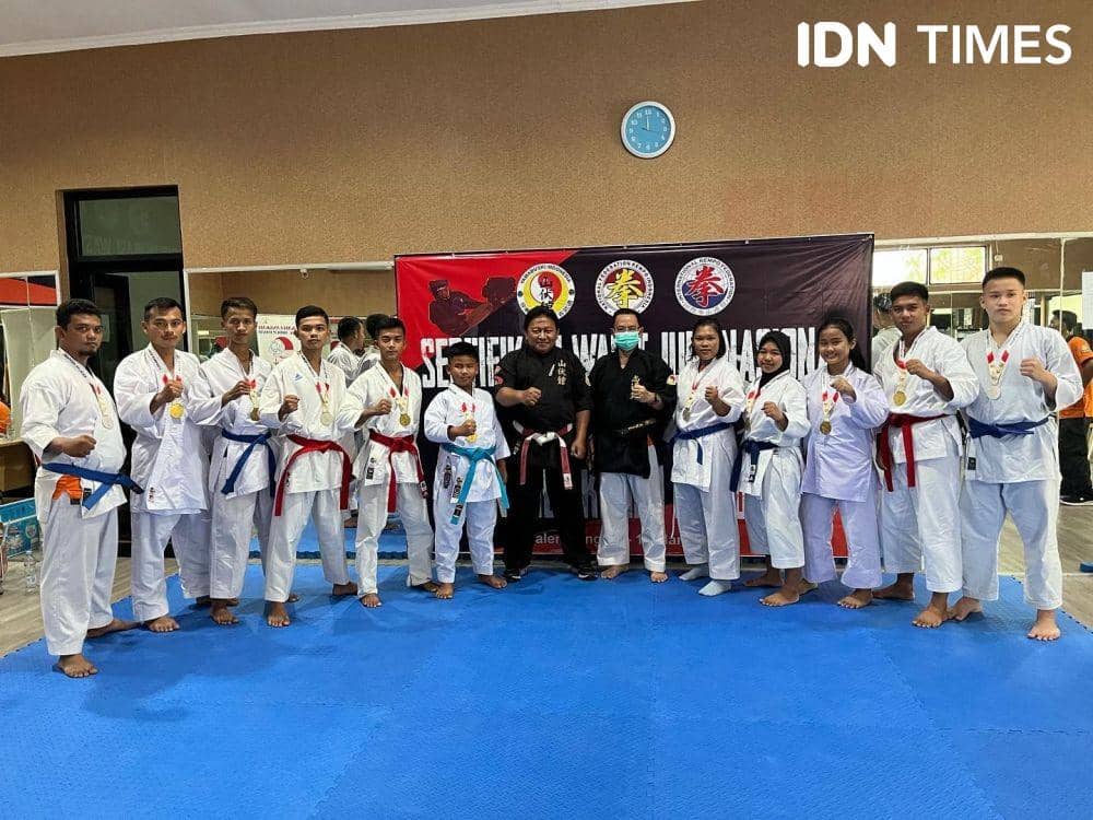 Yamabushi Indonesia Sumsel yang merupakan salah satu perguruan seni bela diri kempo (IDN Times/Feny Maulia Agustin)