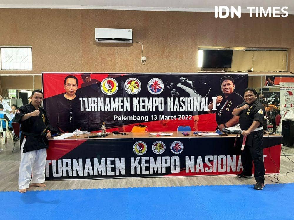 Yamabushi Indonesia Sumsel yang merupakan salah satu perguruan seni bela diri kempo (IDN Times/Feny Maulia Agustin)