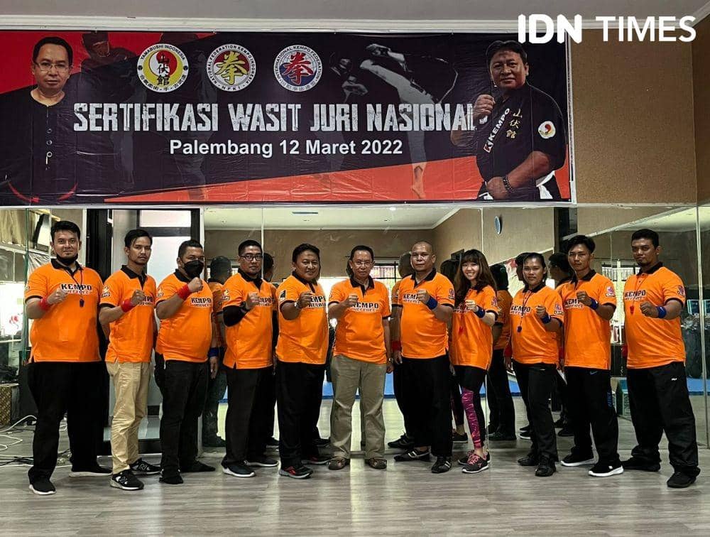 Yamabushi Indonesia Sumsel yang merupakan salah satu perguruan seni bela diri kempo (IDN Times/Feny Maulia Agustin)