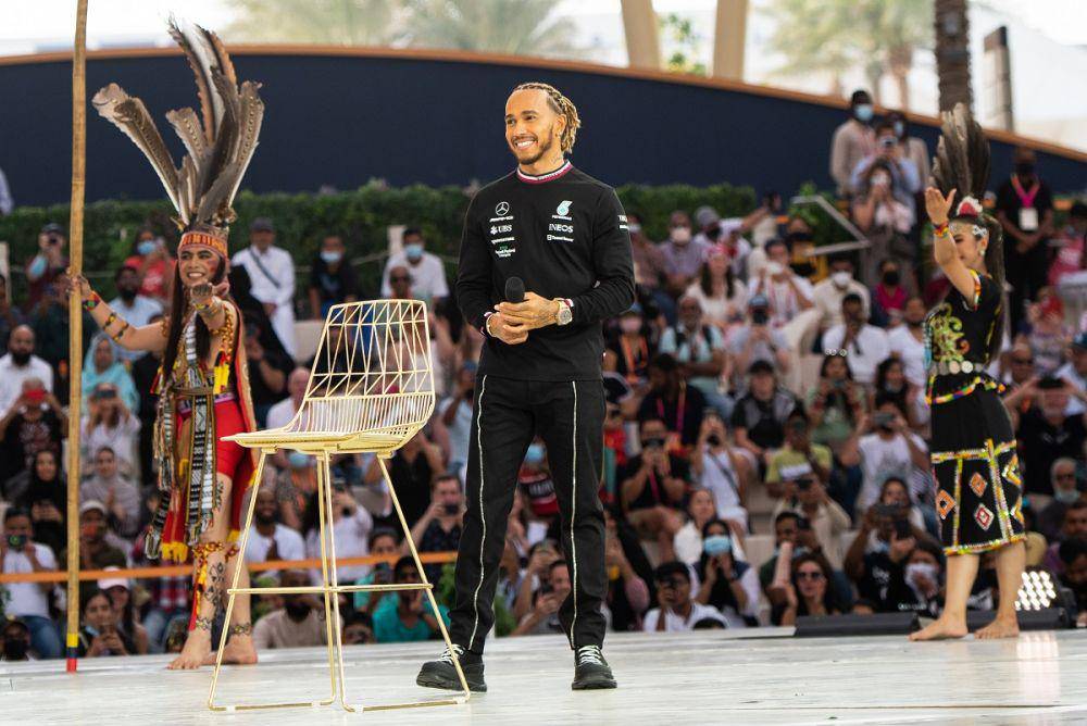 pembalap Mercedes Lewis Hamilton (twitter.com/MercedesAMGF1)