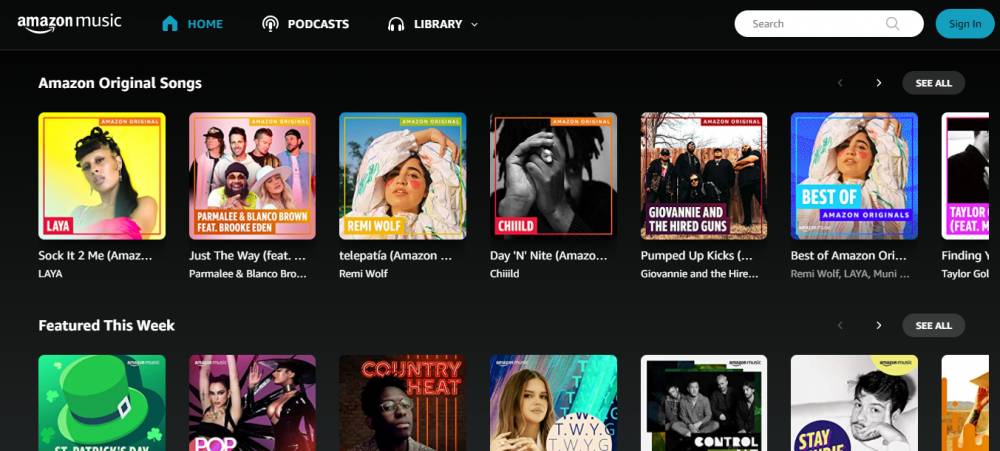 ilustrasi Amazon music (music.amazon.com)
