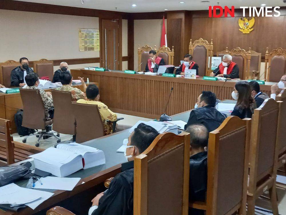 Sidang Ferdinand Hutahaean (IDN Times/Aryodamar)