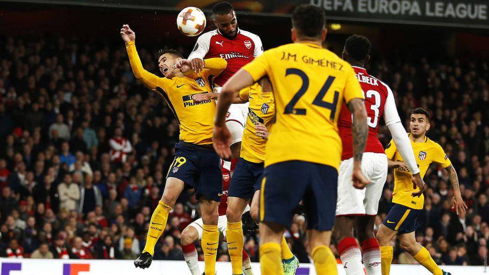 partai Arsenal melawan Atletico Madrid di Europa League 2017/2018 (arsenal.com)