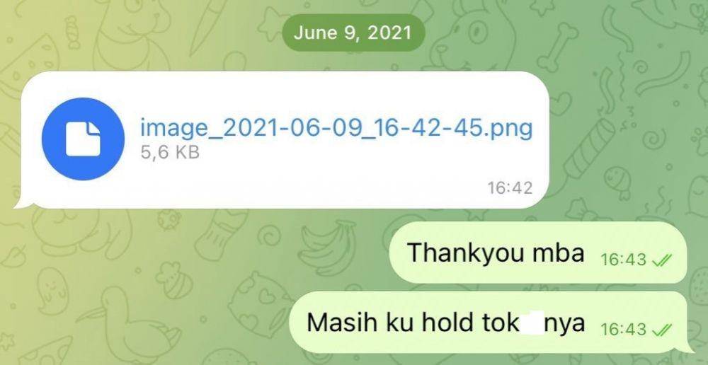 chat typo ke teman kerja (twitter.com/jesanggraeni)
