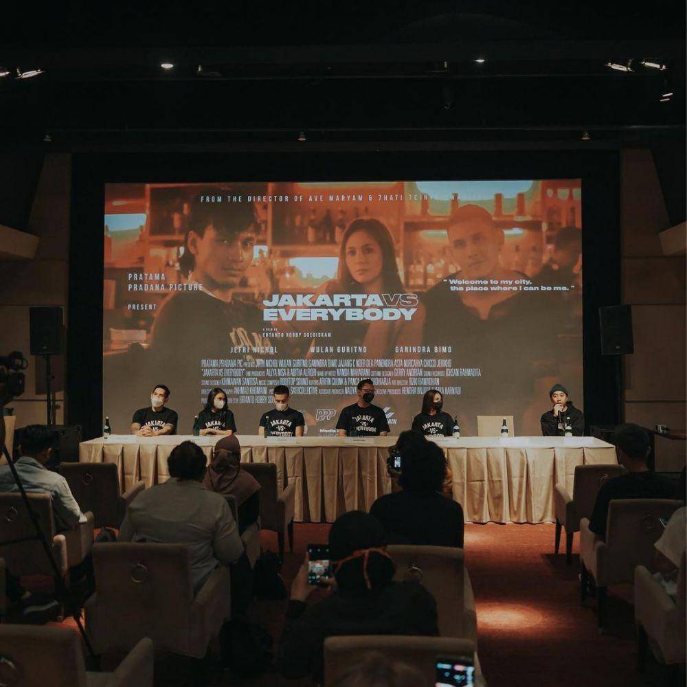Gala Premier film Jakarta vs Everybody. (instagram.com/jakartavseverybody.film)