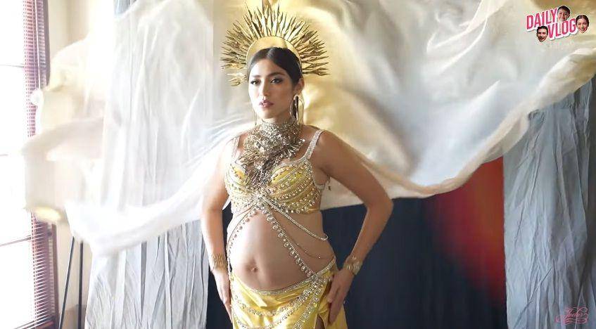 potret Jessica Iskandar saat jalani maternity photoshoot (youtube.com/Jessica Iskandar)