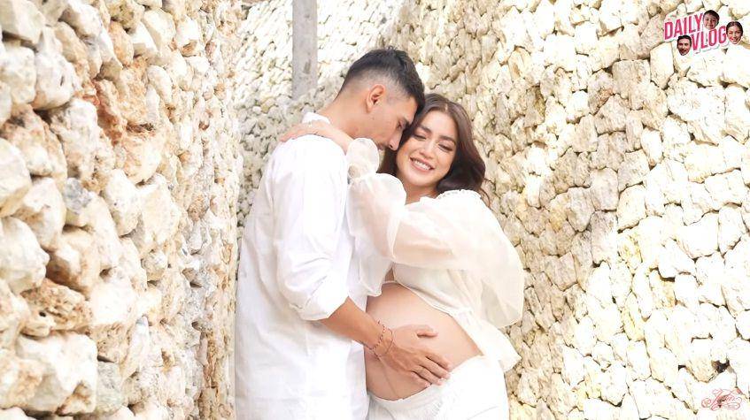 potret Jessica Iskandar saat jalani maternity photoshoot (youtube.com/Jessica Iskandar)
