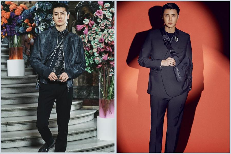 9 Ide Padu Padan Outfit Hitam ala Sehun EXO, Stylish dan Effortless!