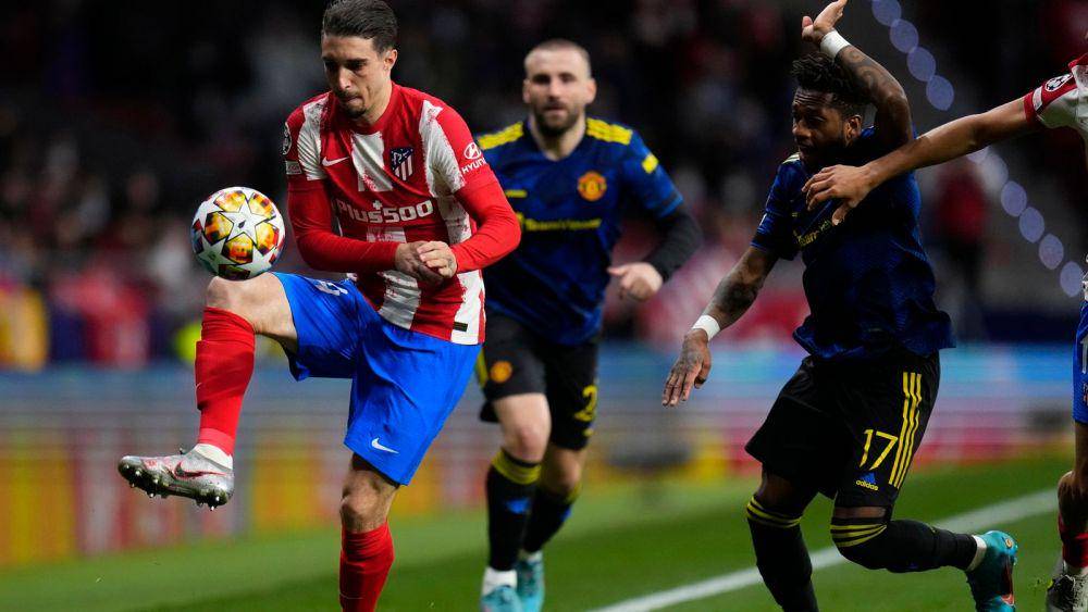 partai Atletico Madrid melawan Manchester United di Liga Champions 2021/2022 (skysports.com)