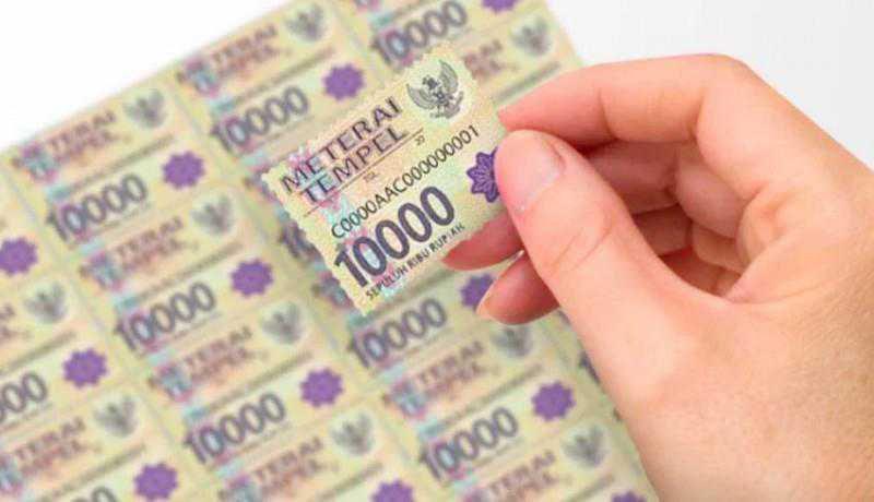 Cek! Ini Aturan dan Dokumen yang Wajib Menggunakan Meterai Rp10 Ribu