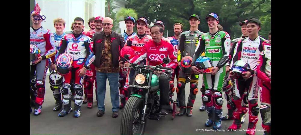 Spesifikasi Motor Custom Jokowi, Dipamerkan ke Pembalap MotoGP