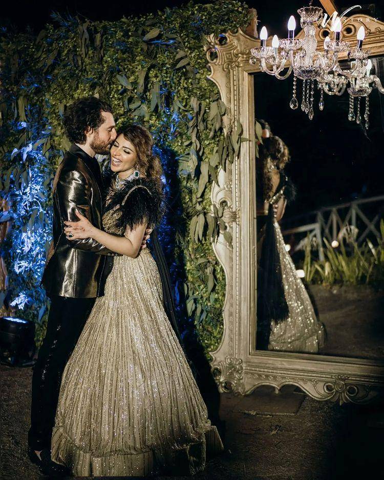 pernikahan Shama Sikander (The Wedding Story via instagram.com/shamasikander)