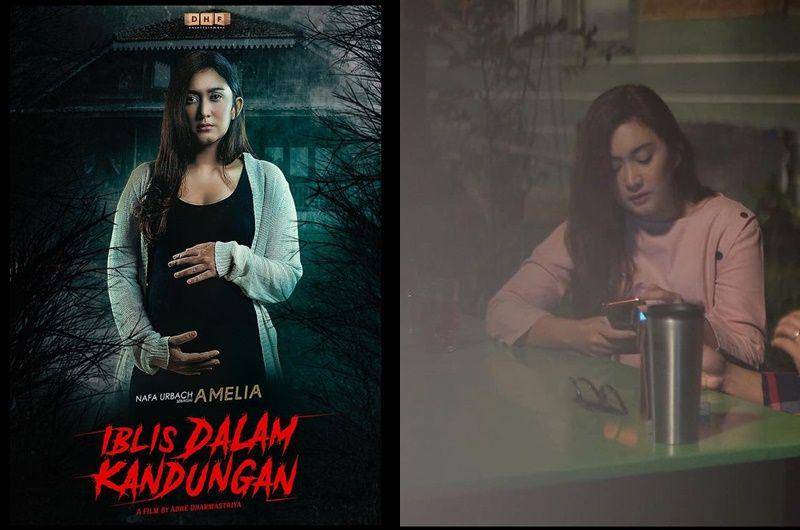 Nafa Urbach di film Iblis Dalam Kandungan. (instagram.com/nafaurbach)