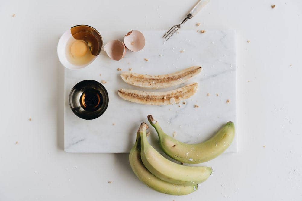 ilustrasi bahan membuat castella pisang (pexels.com/alleksana)