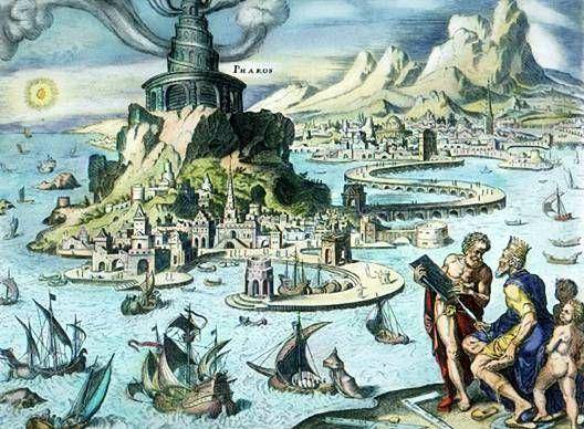 Pharos dari Alexandria (commons.wikimedia.org/Maerten van Heemskerck)