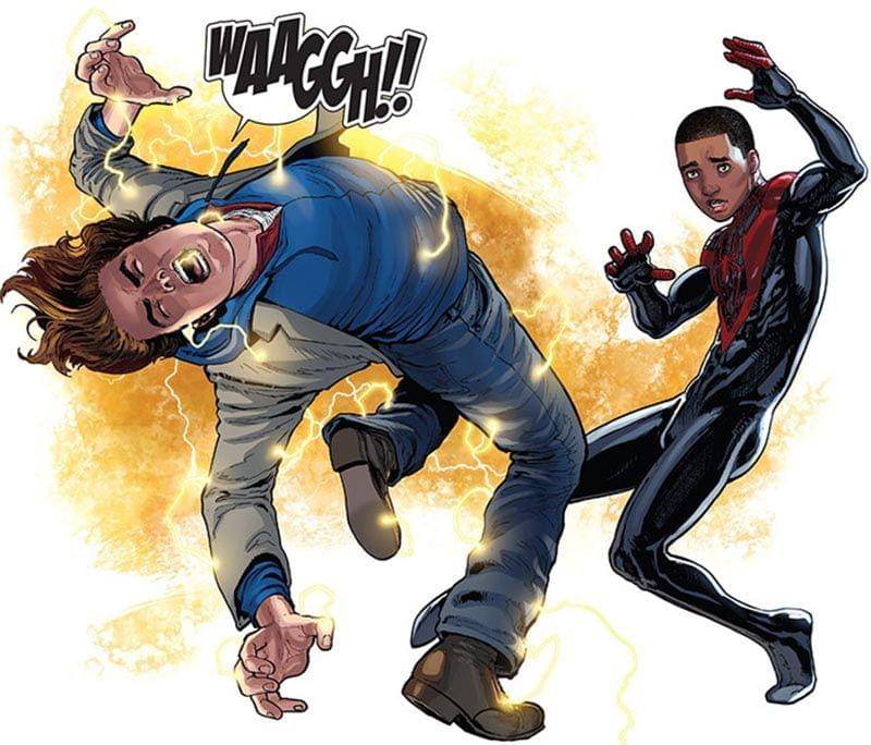 Kemampuan unik Miles Morales. (Dok. Marvel Comics)