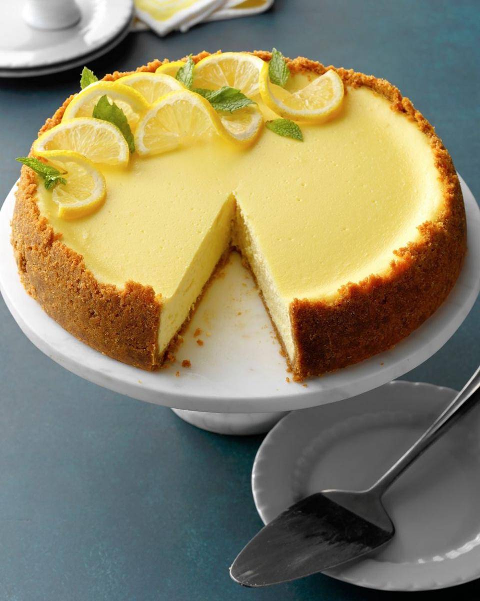 ilustrasi lemon cheesecake (instagram.com/tasteofhome)