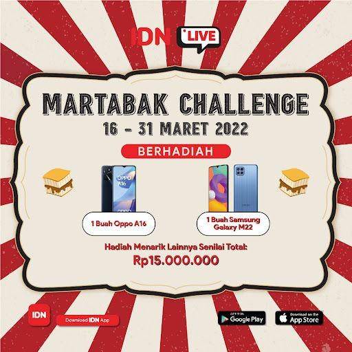 Hadiah MARTABAK Challenge (Dok. IDN App)