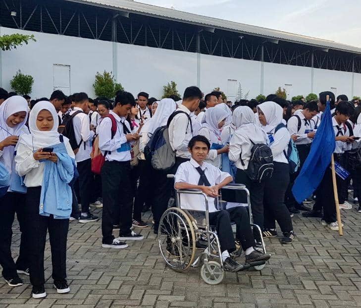 Aziz Hermawan mahasiswa program studi Arsitektur Universitas Bandar Lampung. (Dok. UBL).