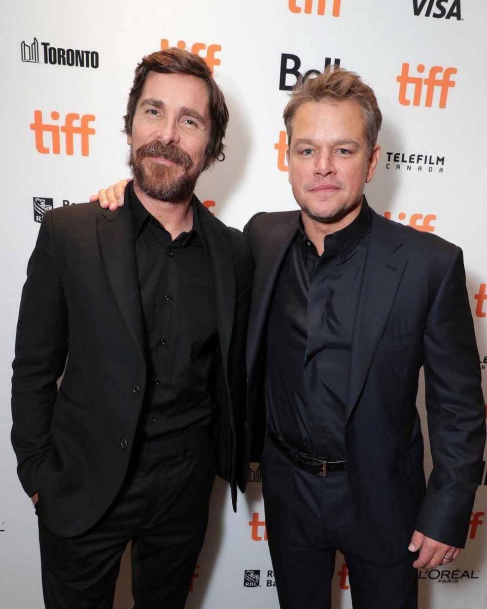 Christian Bale dan Matt Damon (instagram.com/fordvferrari)