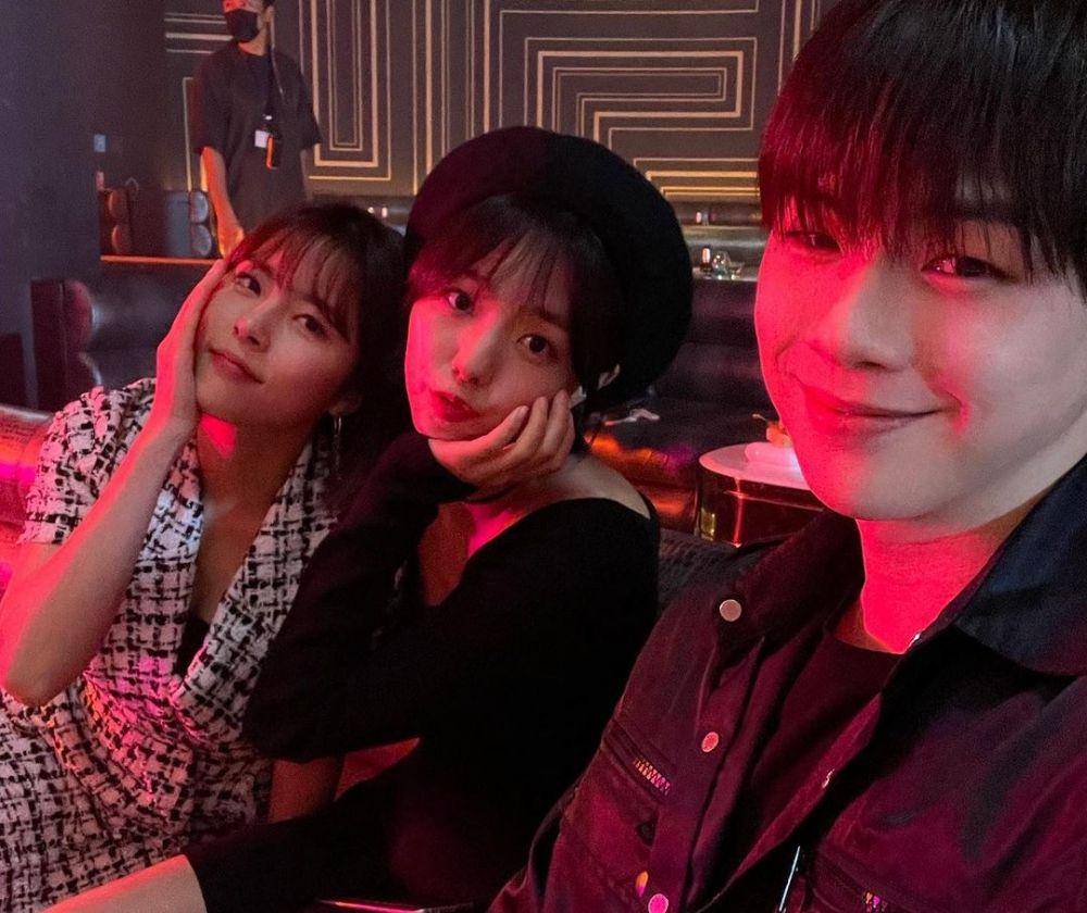Kang Daniel, Chae Soo Bin, dan Min Do Hee (instagram.com/mdh0925_)